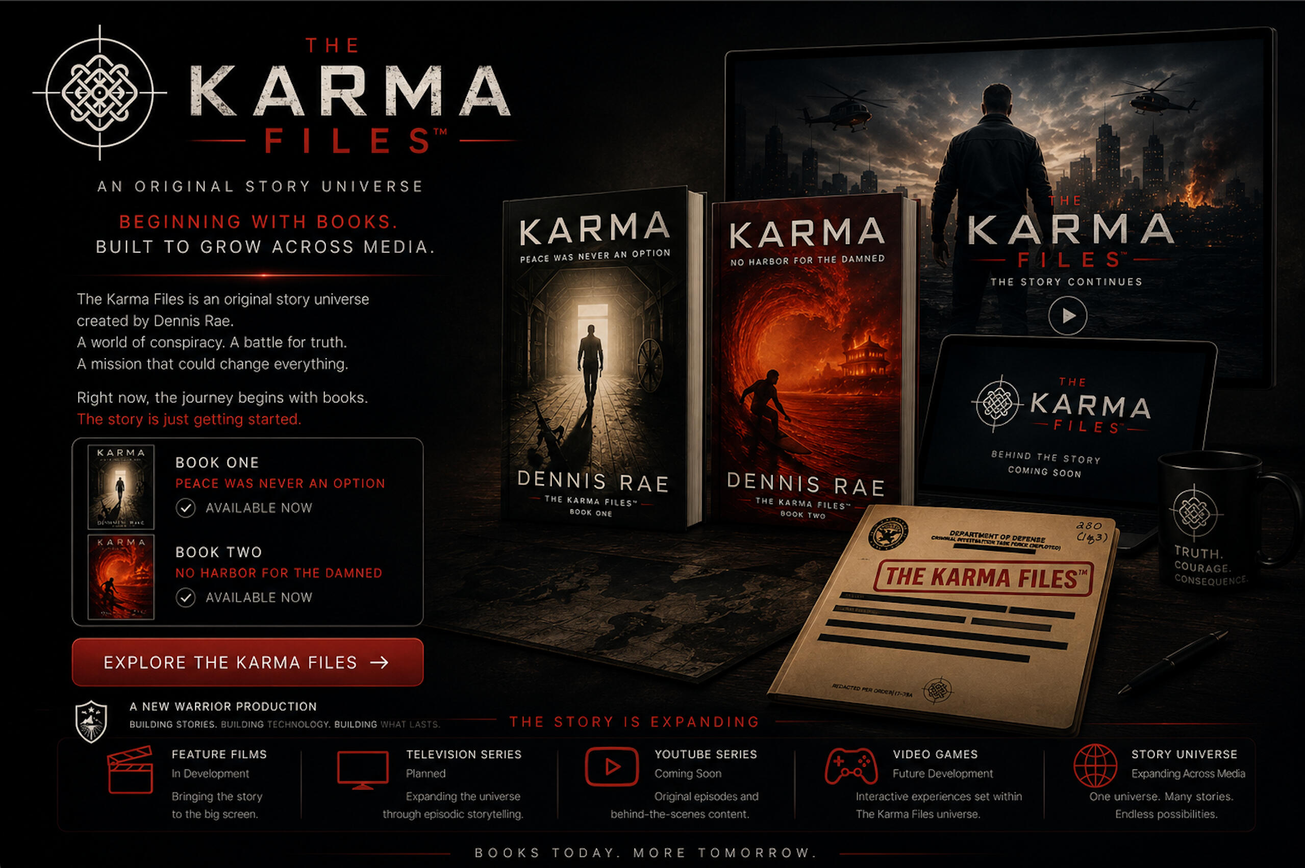 The Karma Files Original Entertainment Explore →
